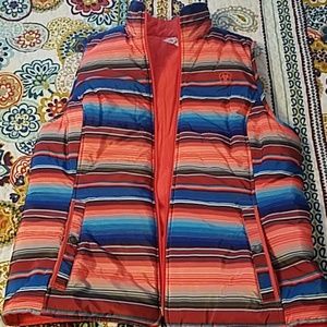Serape reversible ariat vest